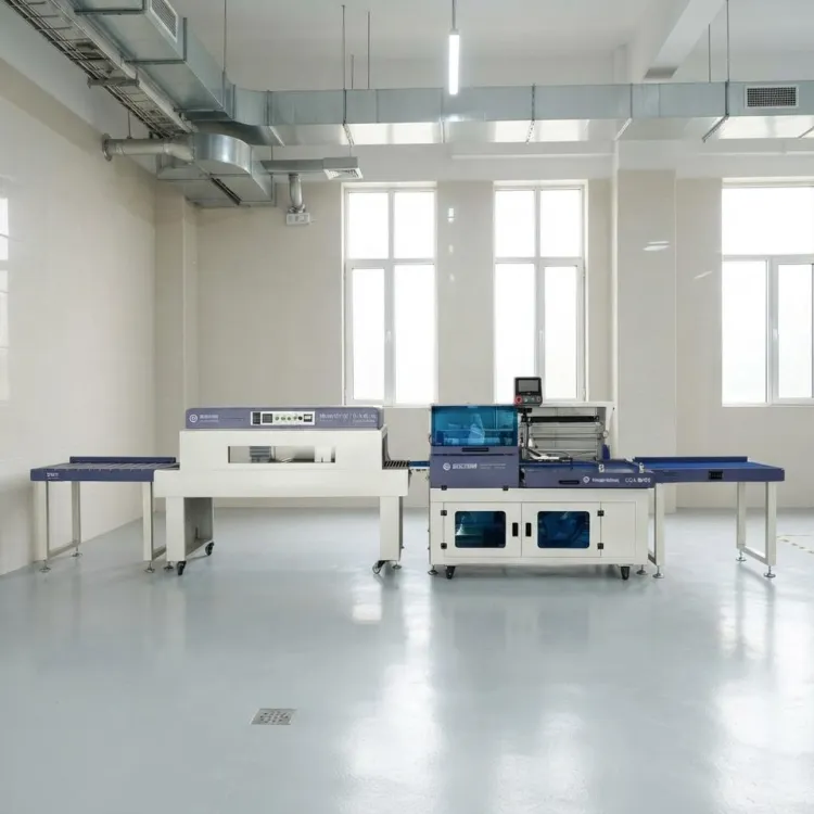 Brand Machine Vertical L-type Complete Line. Servo Driven Sealing Cutting