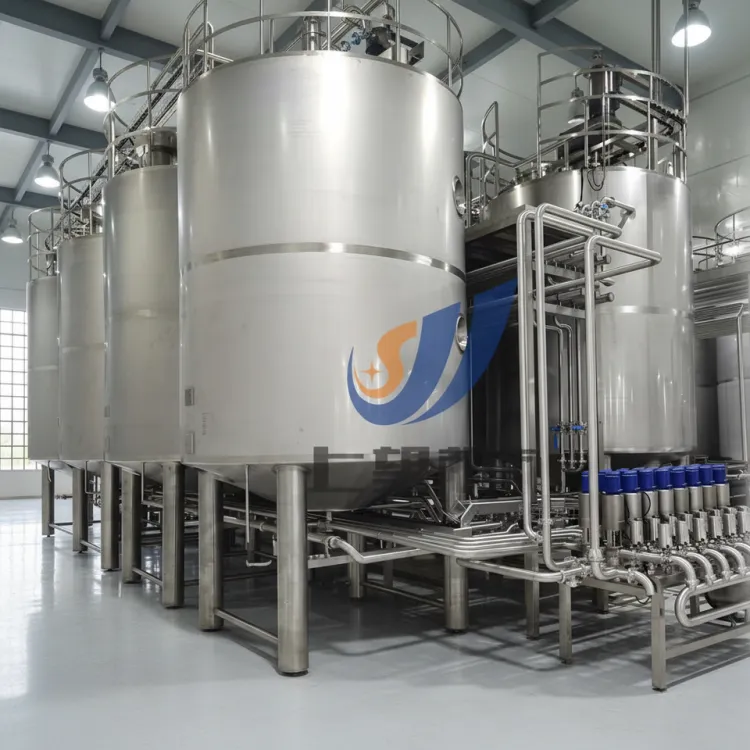 Large Fully Automatic Pasteurized Milk Production Line Dairy Processing Equipment Manufacturer Turnkey Project Solution