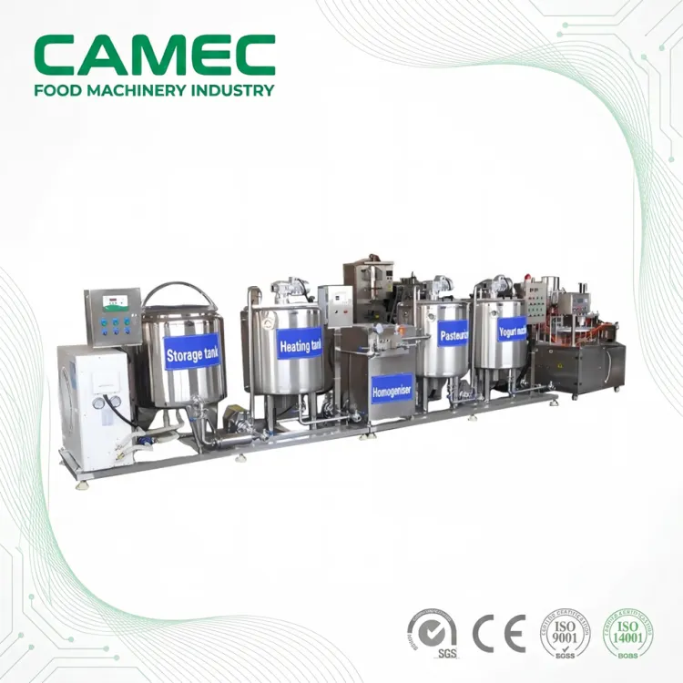500L/H Yogurt Production Line | CE-Certified | Fully Hygienic Design & High-Precision Processing Equipment