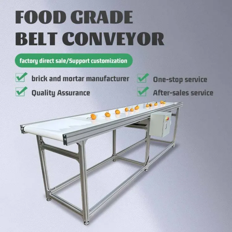 PU Hygiene Belt Conveyor for Bottling Industry Dairy Processing and Corrosive Material Handling Application