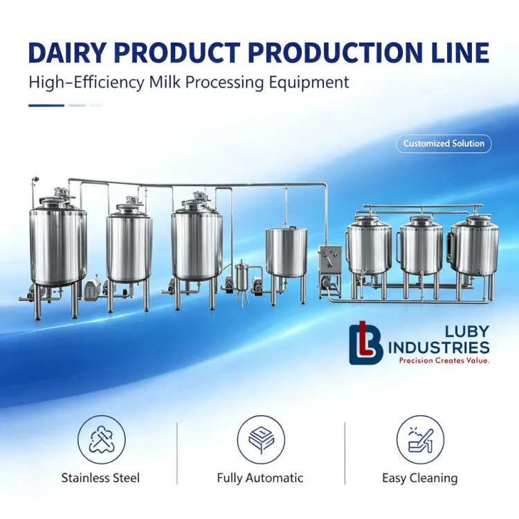Milk & Yogurt Production Line Complete Dairy Processing Line