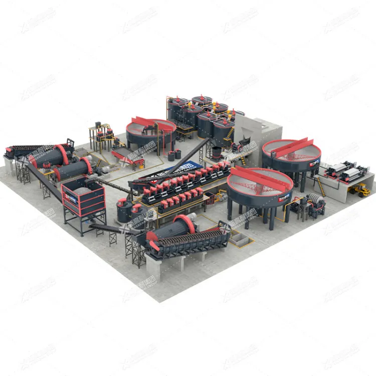 Gold Ore Crushing Grinding CIP Leaching Complete Production Line