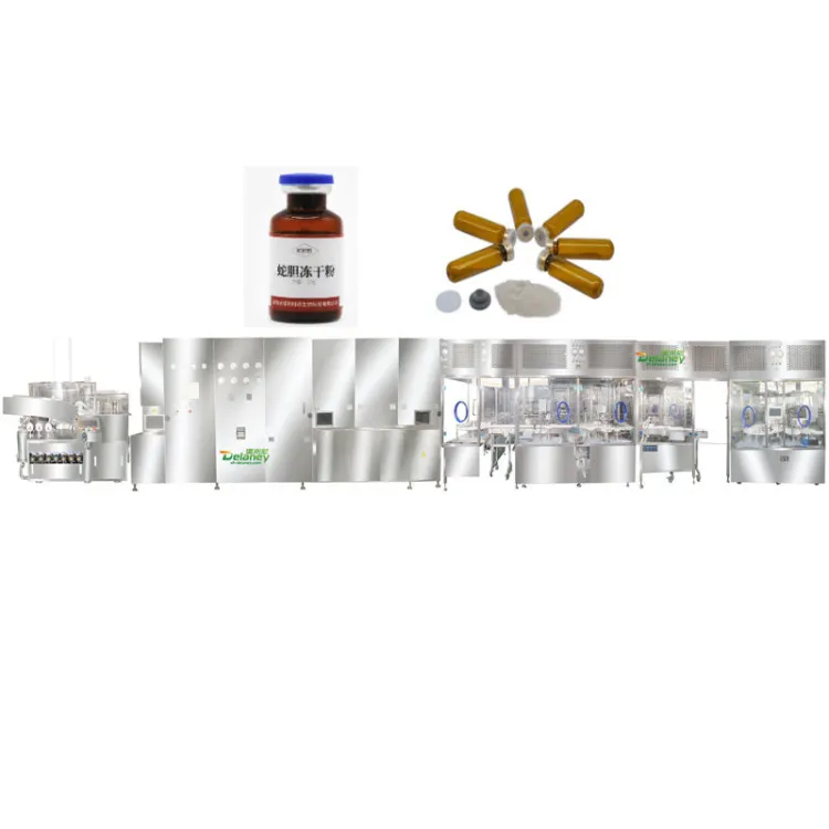 Supply FAT IQ PQ OQ MM SAT Docs EU GMP Standard Certificate Controlled Injectable Vial Filling Production Line