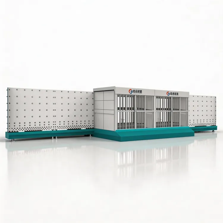 Glass Production Line Sorting Machine Multi Process Adaptation Edge Grinding Tempering Hollowing