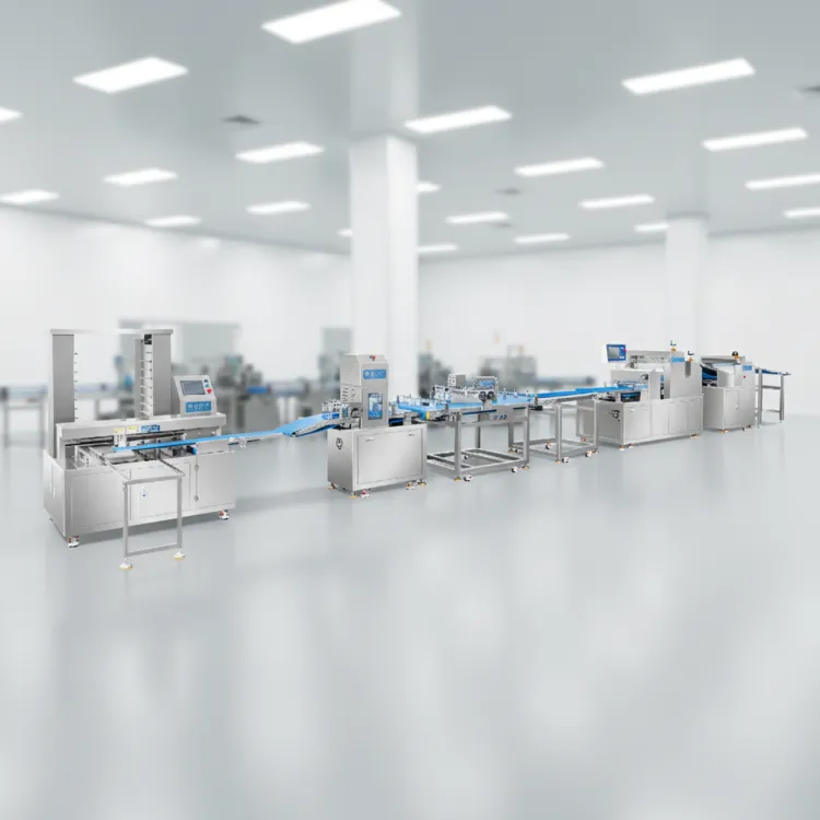 Commercial Bread Line Manufacturing Plant High-Speed Automatic Dough Production Line