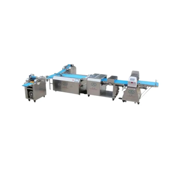 High Productivity Double-Way Croissant Production Line Arrival Electric Bakery Food Pre-Processing Equipment for Production