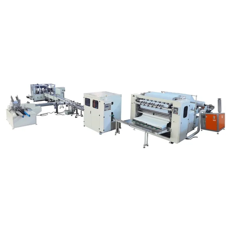 Energy Saving Facial Tissue Making Machine Tissue Paper Converting Line for Home Hotel and Hospital Use