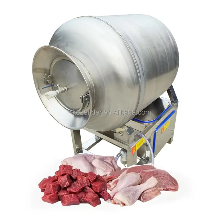 Chicken & Meat Tumbler Mixer Marinator Massager with 200L Capacity Vacuum Marination Tumbling Machine