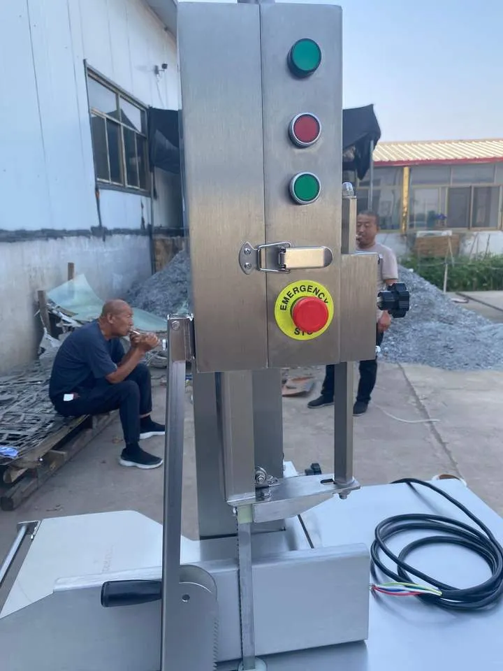 Professional Electric Meat Band Saw for Beef/Mutton Ribs, Fish Filleting - Food Grade Stainless Steel Design