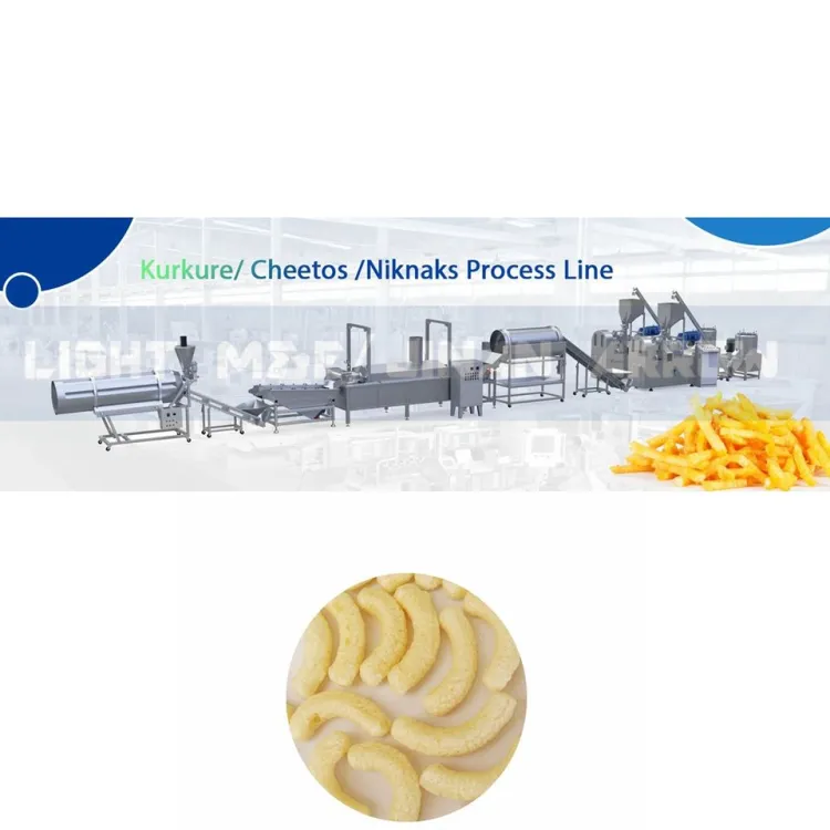 Automatic Puffed Core Filling Snack Production Line Twin Screw Extruder Sandwich Snack Making Machine 200-1000kg/h Capacity