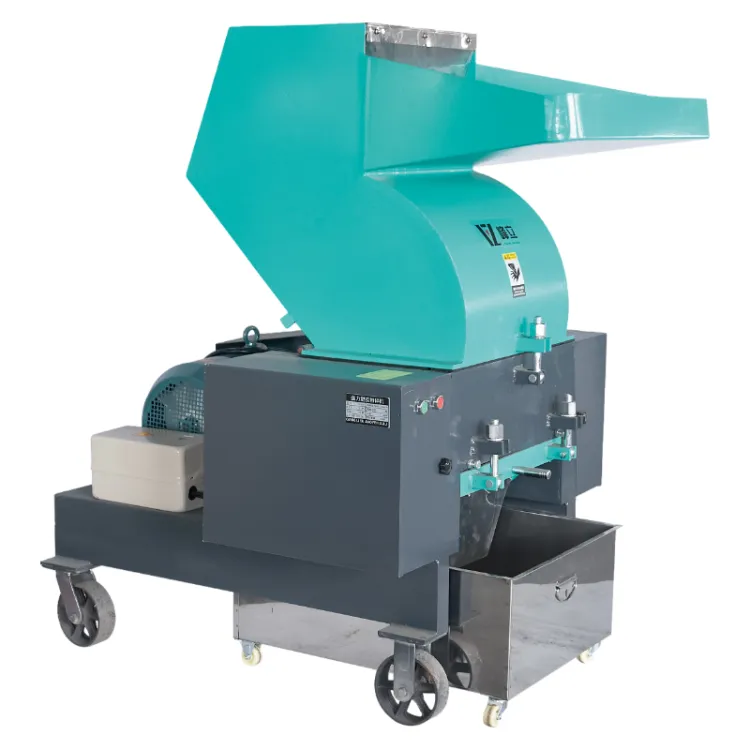 FENGLI Mobile Multifunctional Silent Plastic Crusher Machine with Motor Engine Industrial Plastic Grinder