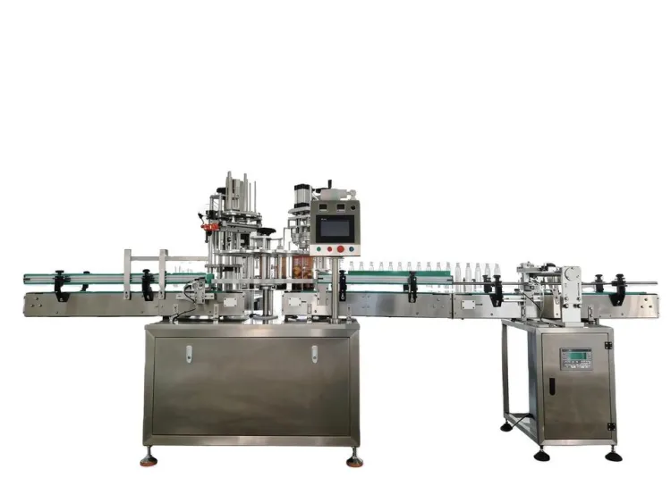 Automatic Rotary Metal Can Sealing Machine with 2-Station Bottle Turning Device 220V Energy Saving Snack Canning Production Line