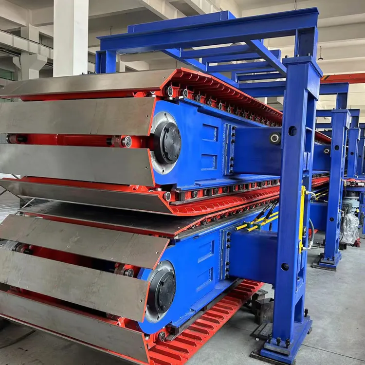 Automatic Sandwich Panel Production Line with PLC Control Gearbox & Engine-Driven Manufacturing Machines