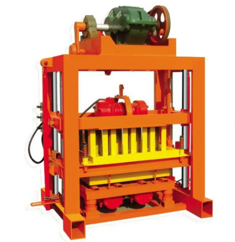 High Performance Motorized Hollow Interlocking Cement Concrete Block Brick Making Machine