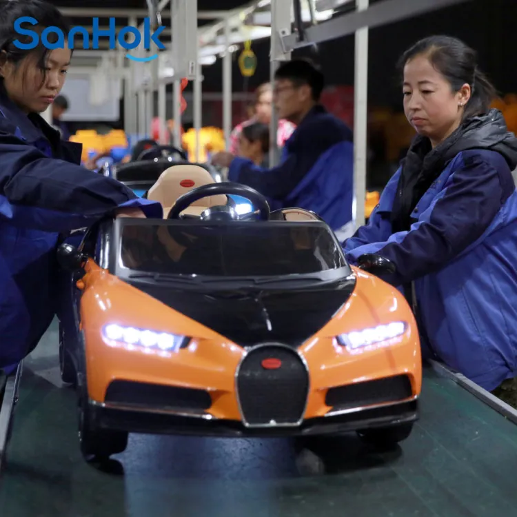 Electric Toy Car Assembly Line With Double Speed Line