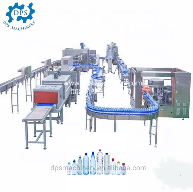 Water Production Line Integrated With Water Desalination System Filling and Packaging System Water Bottling Plant