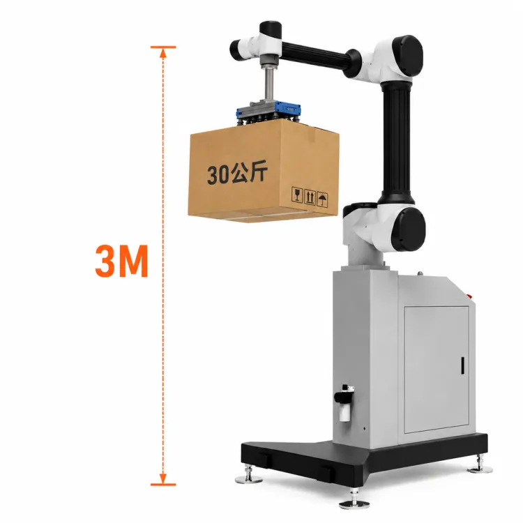 20kg 50kg Collaborative Palletizing Robot Packaging System Palletizer Machine CE Certified Turnkey Solution