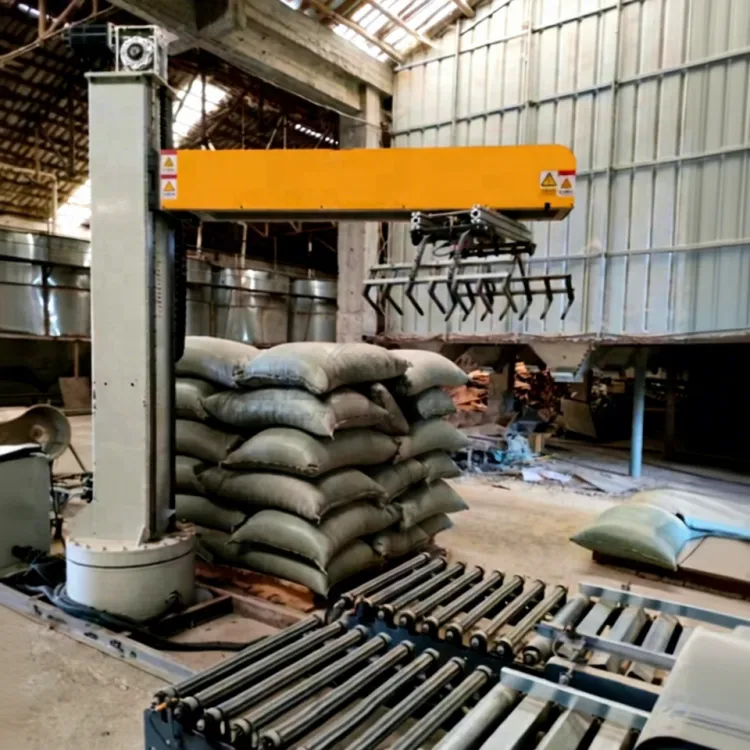 Automatic Bags Palletizer System Palletizing Robot Machine