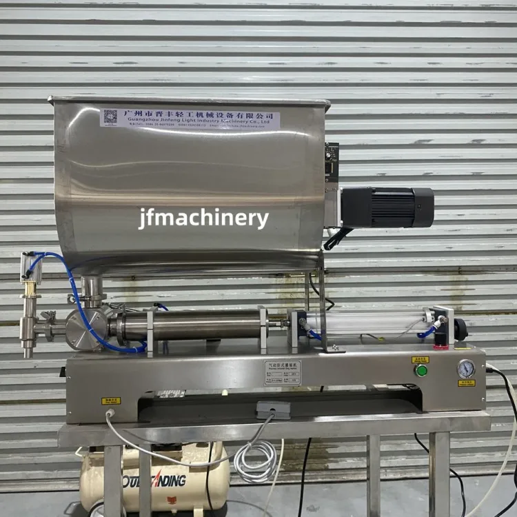 Piston Filling Machine Specialized Bottle Filling Machines Horizontal Mixing Filling Machine