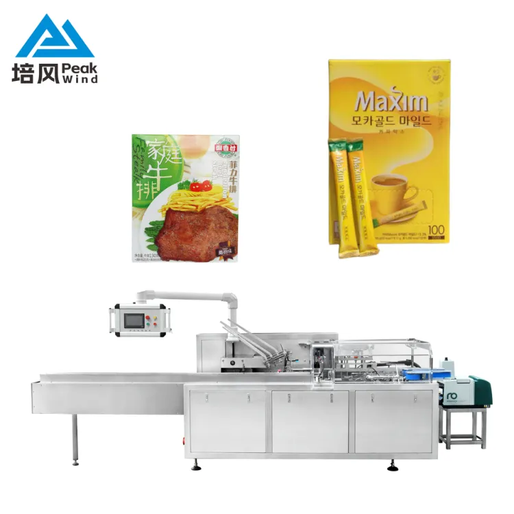 high speed Automatic Cartooning Machine for multi sachets, steaks ,tea bags packaging into cartons