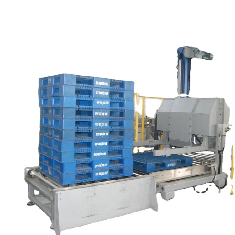 VANTA Automatic Double Lane Column Conventional Palletizing System with Pump for Food Grade Packaging (MD70G)