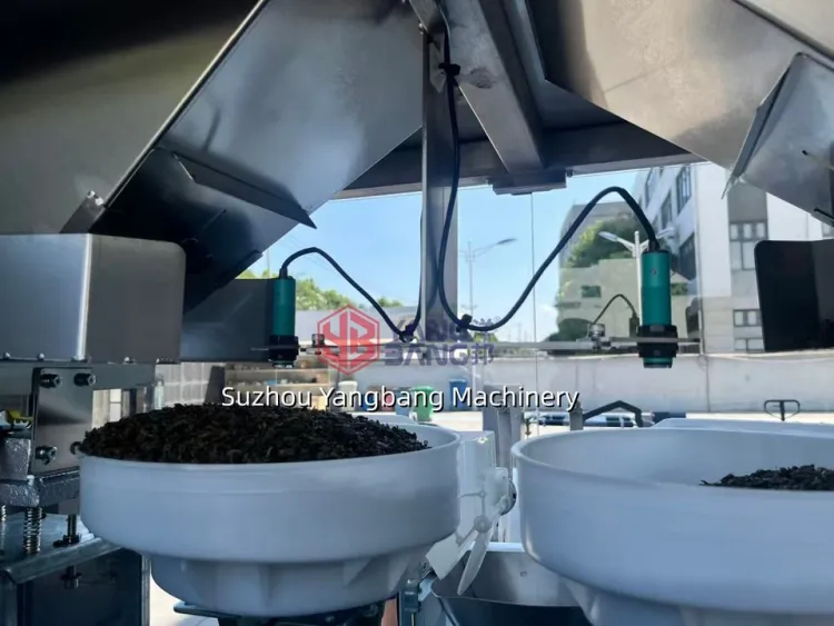 YB-160SC Automatic Tea Bag Filling Sealing Machine for Loose Leaf Tea Sachet Nylon Mesh Pyramid Bag Imported Ultrasonic Seal