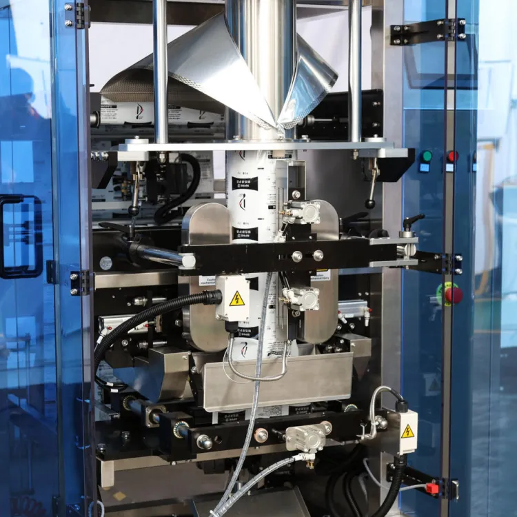 304 Stainless Steel Automatic PLC-Controlled VFFS Vertical Pillow Bag Filling Sealing Powder Packaging Machine