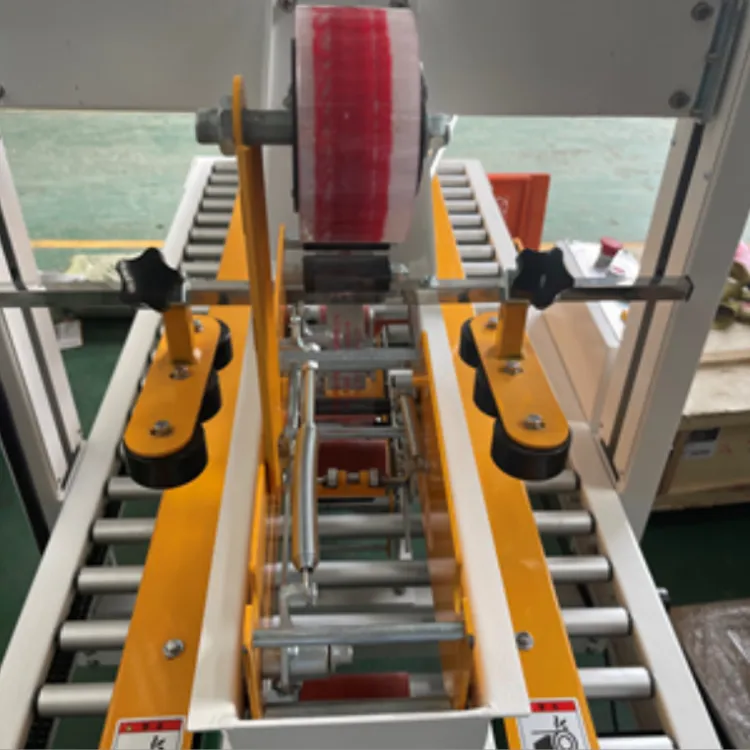 Automatic Adhesive Packing Folding Plastic Box Case Carton Sealing Machine