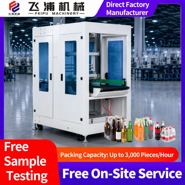 10 to 50 Pcs Per Min Automatic High Speed Side Sealing Shrink Wrapping Machine for Bottle Carton Food Packing