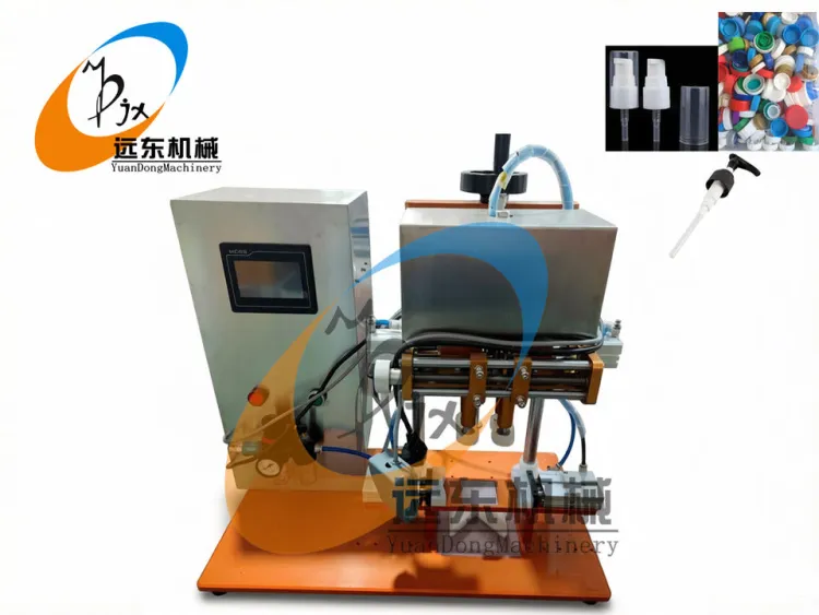 Semi-Auto Servo Spindle Capping Machine for Screw Caps: Duckbill, Trigger Spray & Beverage Bottles in Personal Care & Food