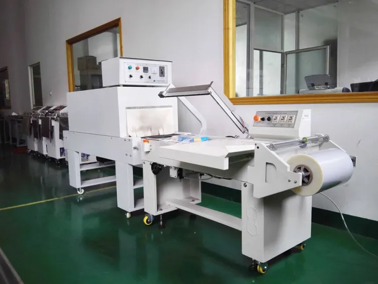 Semi Automatic Hand Cutting L Type Sealer Shrink Wrapping Machine