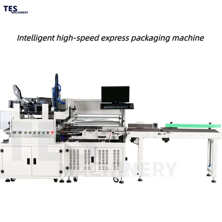 Automatic Single or Mixed Product Commercial Label Printer, E-commerce Automatic Packaging Box Packaging Machine