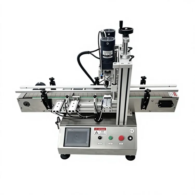 Desktop Automatic Capping Machine for Plastic Bottles Production Line Capper for Oral Liquid Disinfectant Chemical Products 75kg