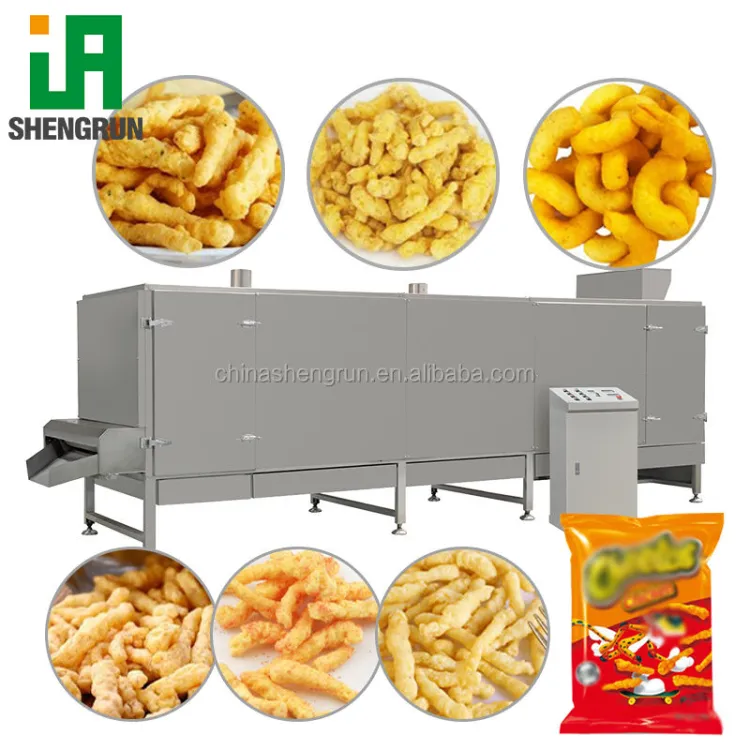 Oven Production Line for Baking Puffed Food, Conveyor Type Baking, Low Breakage Industrial Bakery Equipment