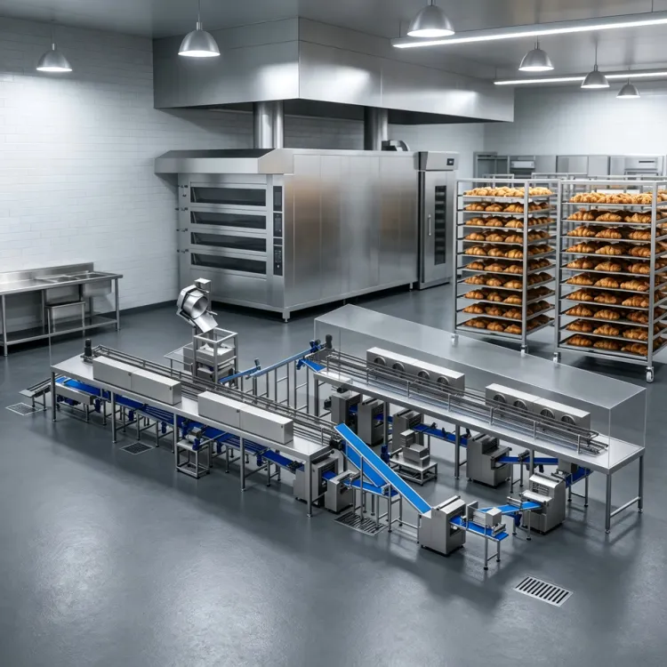 Supply Semi and Fully Automatic Bread Production Line