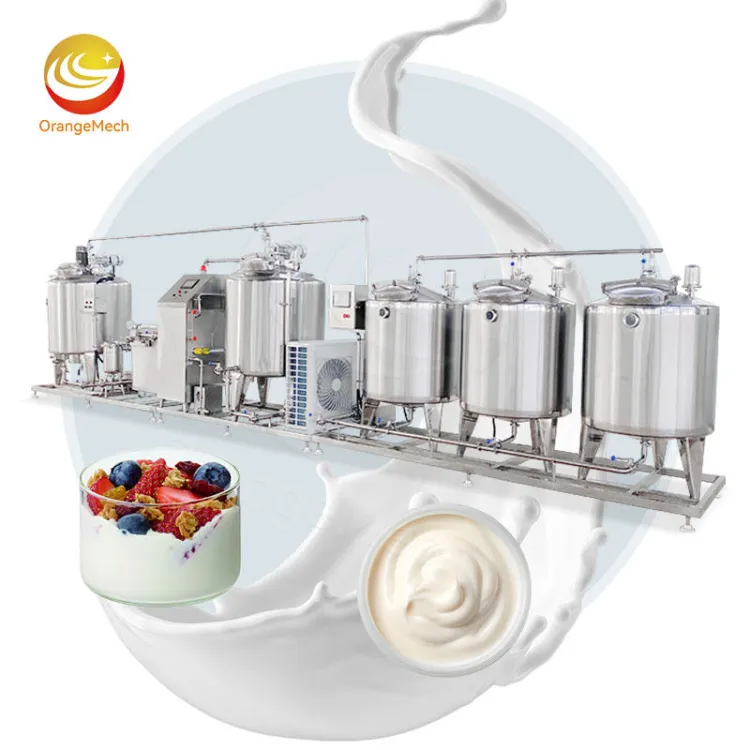 ORME Industrial Dairy Pasteurizer Process Pasteurized Milk Plant 500l Yoghurt Production Line