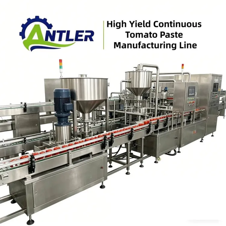Full Automatic Tomato Puree Production Line SUS304 Industrial Grade Food Processing Line