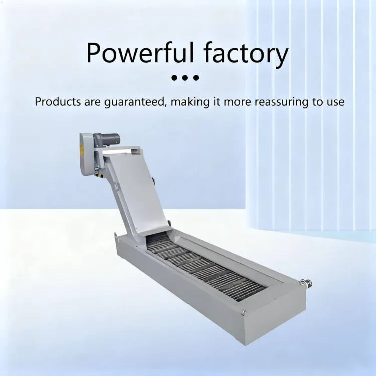 RiSheng Customizable Automatic Assembly Line Machine Tool Chip Removal Waste Chip Chain Plate Conveyor