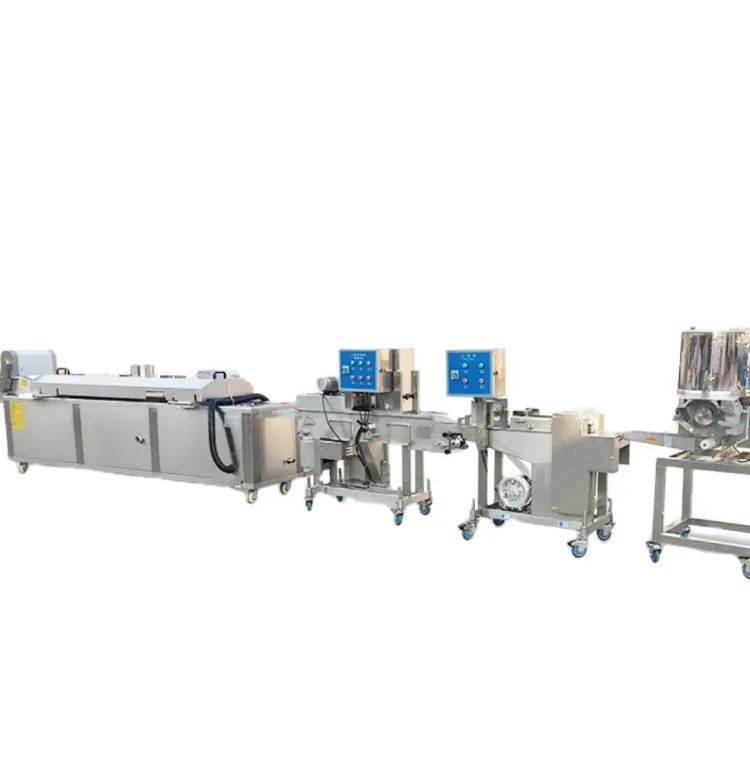 Automatic Meat Pie Processing Line for Hotels High Capacity Burger Patty & Chicken Nuggets Production