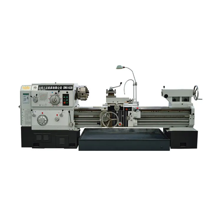 Customized CW6163B Conventional Manual Metal Heavy Duty Horizontal High Performance Lathe Machine