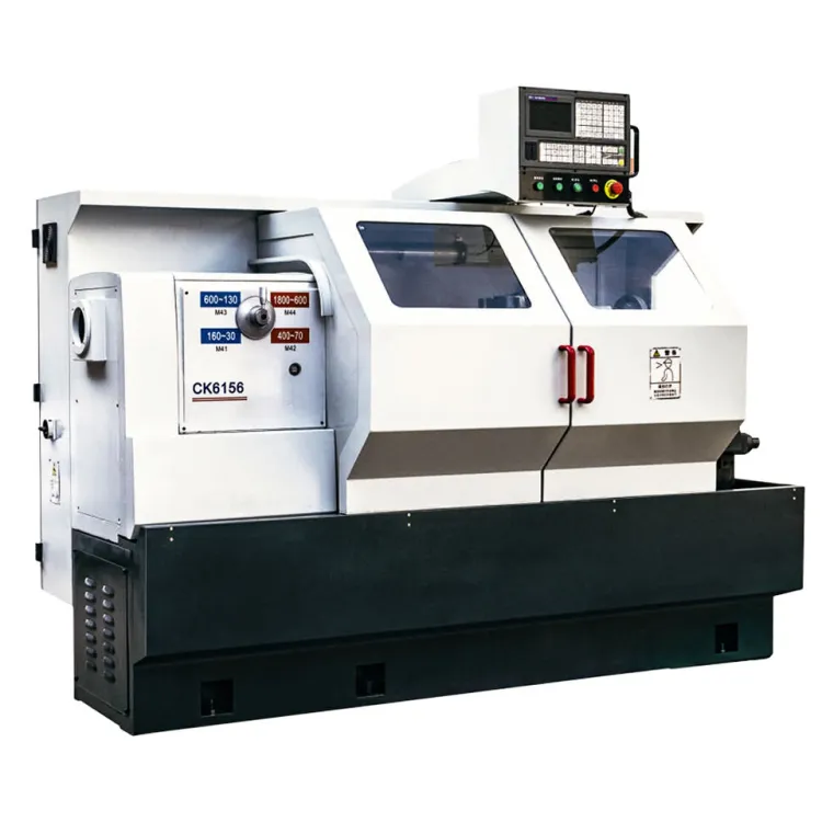 Horizontal CNC Lathe Machine CK6156 1000mm Length CE Certified for Shaft Components