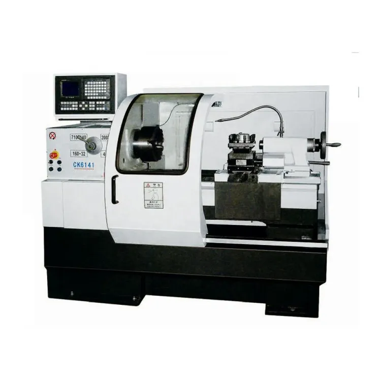4 Position Electric Turret Lathe for Metal High Precision Lathe 200 Three Jaw Chuck