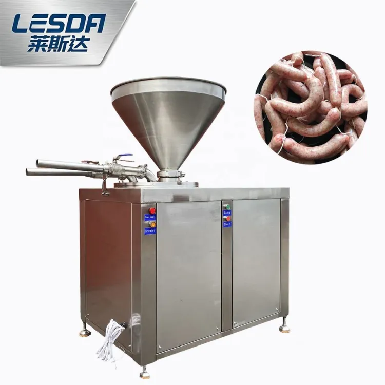 40L Hydraulic Automatic Meat Sausage Stuffer 304 Stainless Steel High-Efficiency Sausage Making Machine