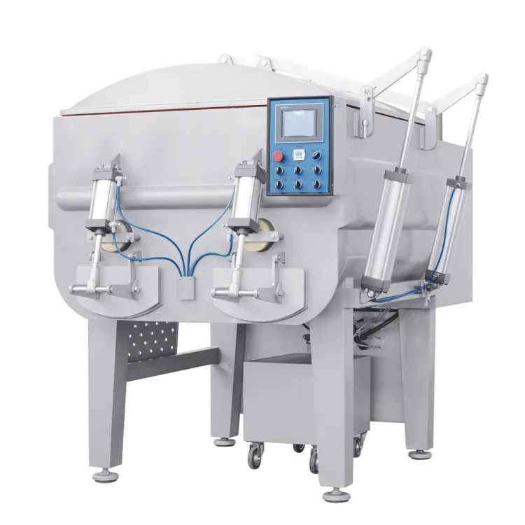 Big Capacity Electric Vacuum Meat Sausage Mixer Mixing Blending Machine From Manufacturer for