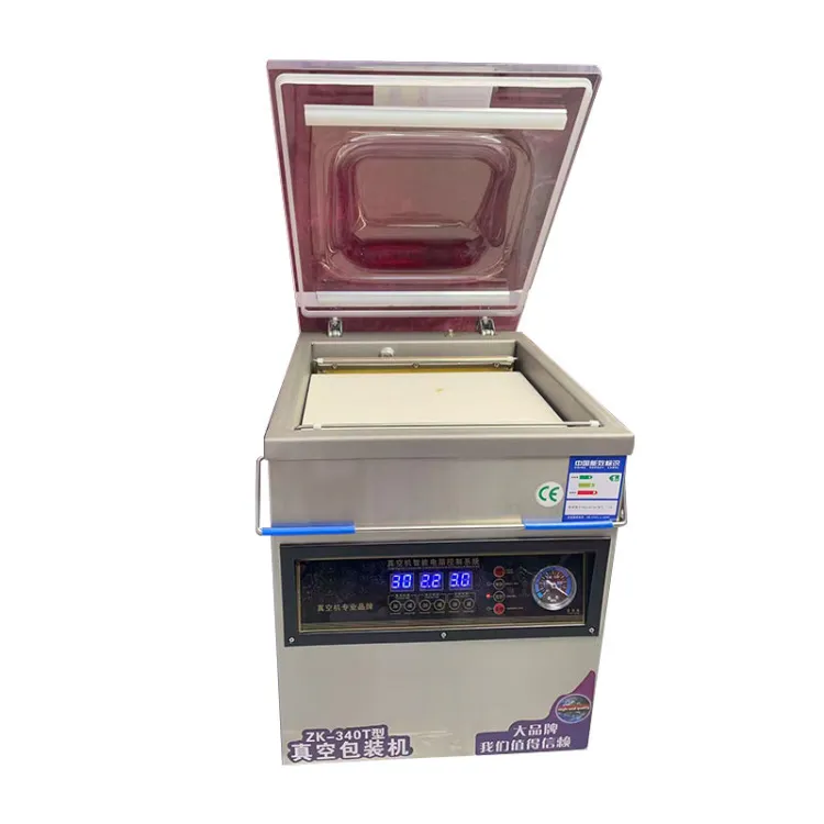 340T Continuous-Operation High-Efficiency Vacuum Packaging Machine for Vegetables, Industrial & Household Use