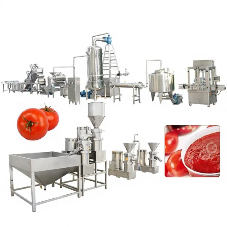Concentrated Processing Production Compote Tomato Paste Pulper Machine for Making Tin Tomatoes