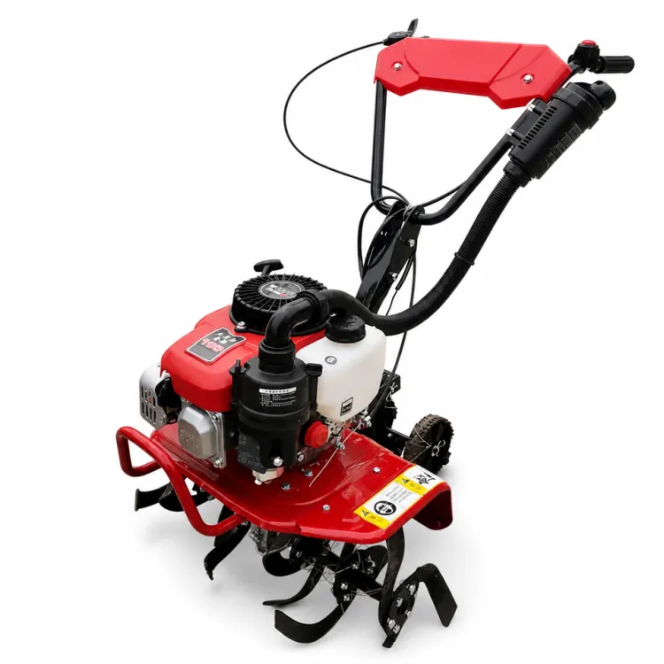 Mini Rotary Tiller 132CC 2.0KW 4 Stroke Gasoline Engine Handheld Cultivator for Garden Farm Weeding in Stock Ready to Ship