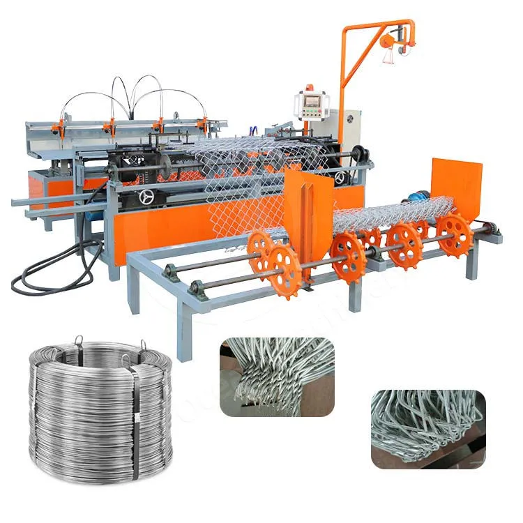 Full Automatic Diamond Wire Mesh Weaving Machine Production Line