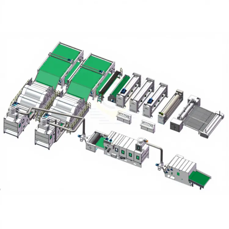 Needle Loom Production Line for Geotextile & Carpet, Customizable Nonwoven Felt Manufacturing Line