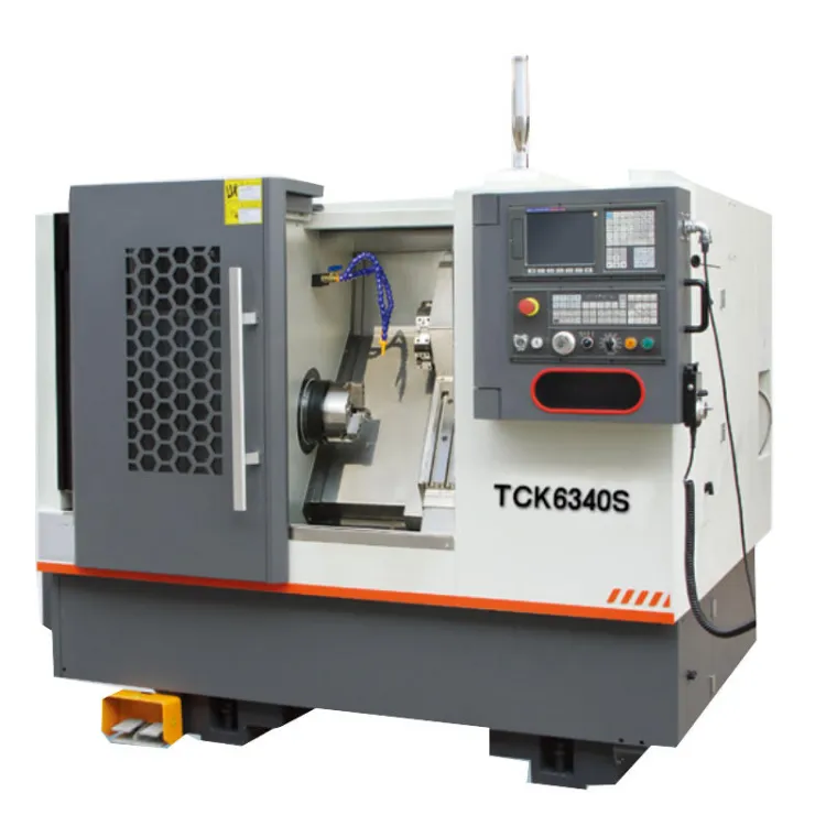 Mini Horizontal Slant Bed and Linear Guide Way CNC Lathe Turning Machine for Metal